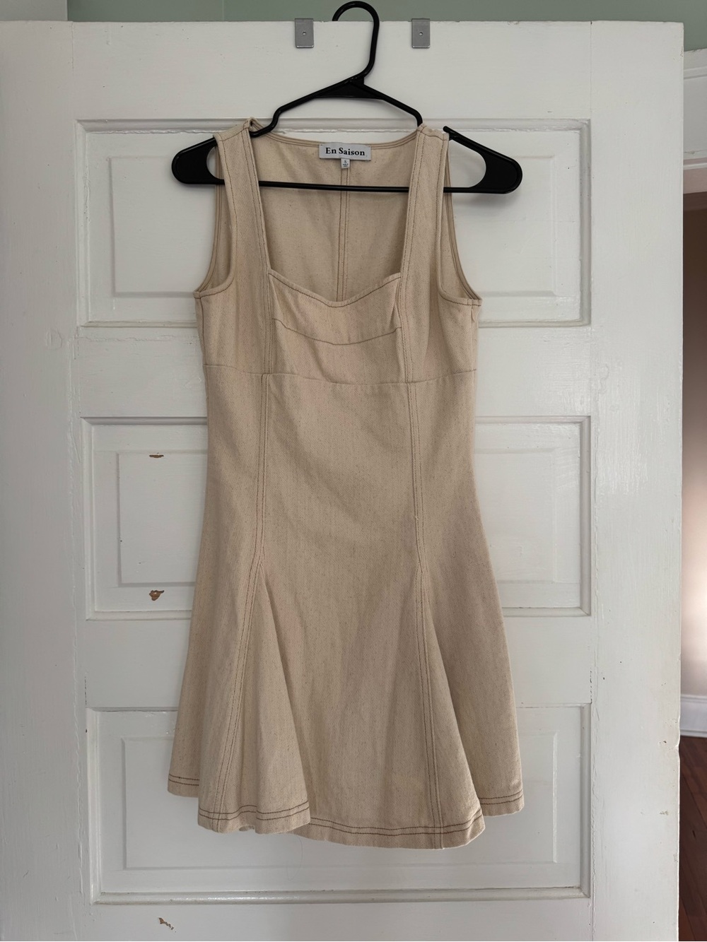 Anthropologie En Saison
Sleeveless Square Neck
Palisades Cotton Mini Dress Small